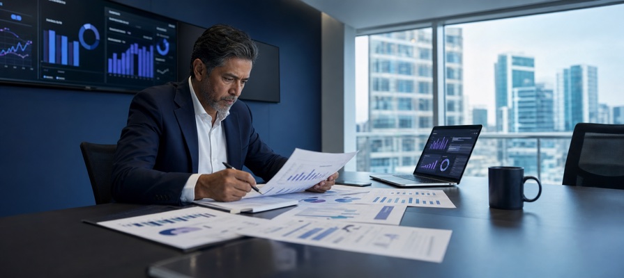 Equipo äGestBi analizando información comercial